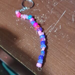 Colorful Beaded Keychain